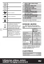 Предварительный просмотр 58 страницы Worx WX176 Original Instructions Manual