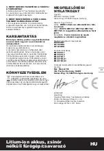 Предварительный просмотр 61 страницы Worx WX176 Original Instructions Manual