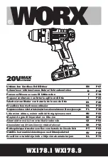 Preview for 1 page of Worx WX178.1 Original Instructions Manual