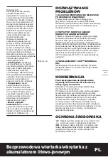 Preview for 61 page of Worx WX178 Original Instructions Manual