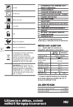 Preview for 66 page of Worx WX178 Original Instructions Manual