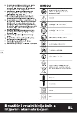 Preview for 112 page of Worx WX178 Original Instructions Manual