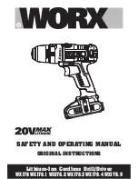 Worx WX178 Safety And Operating Manual preview