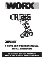 Preview for 1 page of Worx WX178 Safety And Operating Manual