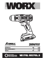 Worx WX178L Operating Instructions Manual preview