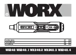 Worx WX240 Manual preview