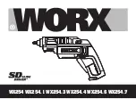 Preview for 1 page of Worx WX254 Original Instructions Manual