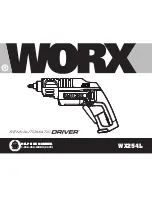 Worx WX254L Manual preview