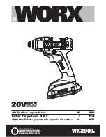 Worx WX290L Owner'S Manual preview