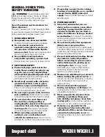 Preview for 3 page of Worx WX311 Safety And Operating Manual