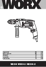 Worx WX314 Original Instructions Manual предпросмотр