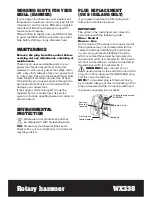 Preview for 10 page of Worx WX338 Safety And Operating Manual