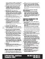 Preview for 8 page of Worx WX366 Safety And Operating Manual Original Instructions