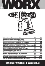 Worx WX368 Series Original Instructions Manual предпросмотр