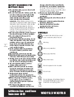 Предварительный просмотр 5 страницы Worx WX372.3 Safety And Operating Manual