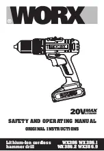 Worx WX386 Safety And Operating Manual Original Instructions preview
