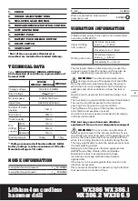 Preview for 9 page of Worx WX386 Safety And Operating Manual Original Instructions