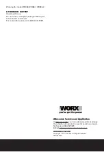 Preview for 12 page of Worx WX386 Safety And Operating Manual Original Instructions