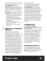 Предварительный просмотр 118 страницы Worx WX425 Original Instructions Manual