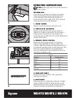 Предварительный просмотр 11 страницы Worx WX473 Safety And Operating Manual