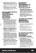 Preview for 72 page of Worx WX530 Original Instructions Manual