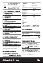 Preview for 74 page of Worx WX530 Original Instructions Manual