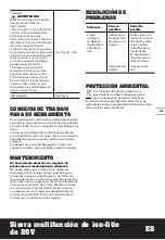 Preview for 43 page of Worx WX550 Manual