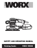 Worx WX641 Safety And Operating Manual preview