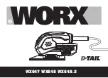 Worx WX647 Original Instructions Manual preview