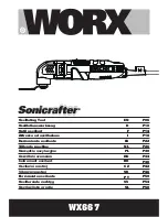 Worx WX667 Original Instructions Manual предпросмотр