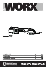 Preview for 1 page of Worx WX687L Manual