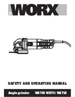 Worx WX710 Safety And Operating Manual предпросмотр