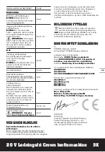 Preview for 49 page of Worx WX843 Series Original Instruction