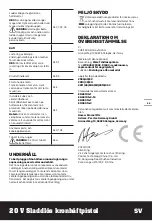 Preview for 59 page of Worx WX843 Series Original Instruction