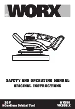 Предварительный просмотр 1 страницы Worx WX856 Safety And Operating Manual Original Instructions