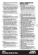 Предварительный просмотр 7 страницы Worx WX856 Safety And Operating Manual Original Instructions