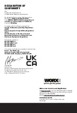 Предварительный просмотр 12 страницы Worx WX856 Safety And Operating Manual Original Instructions