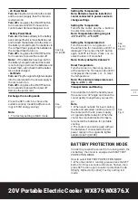 Preview for 11 page of Worx WX876 Safety And Operating Manual