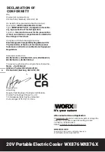 Preview for 16 page of Worx WX876 Safety And Operating Manual