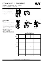 Preview for 2 page of WOVEN IMAGE ECHOPANEL ELEMENT Installation Manual