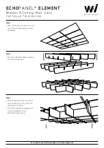 Preview for 3 page of WOVEN IMAGE ECHOPANEL ELEMENT Installation Manual