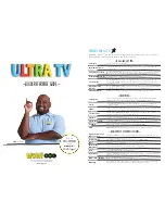 Wow ULTRA TV Quick Reference Manual preview