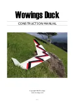 Preview for 1 page of Wowings Duck Construction Manual