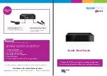 Preview for 1 page of wowvision mini Veos Quick Start Manual