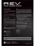 Preview for 12 page of WowWee R.E.V. 0420 User Manual