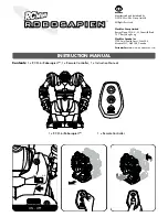 WowWee RC Mini Robosapien Instruction Manual preview