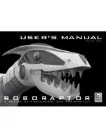 WowWee ROBORAPTOR 8095 User Manual preview