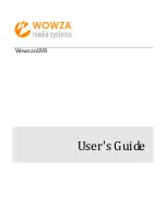 WOWZA nDVR User Manual preview