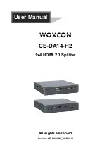 Woxcon CE-DA14-H2 User Manual preview