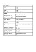 Предварительный просмотр 5 страницы Woxcon CE-EX30DP User Manual